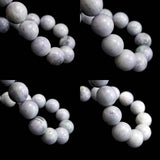 Natural Itoigawa Jadeite Lavender 11.5mm Bead Bracelet 45.3g with Certificate (ID:22054)