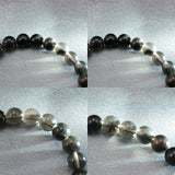 Japanese Natural Obsidian 8mm Bead Bracelet 16.0g (ID:22566)