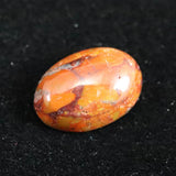 Japanese Natural Yufu Yellow Jasper 14X10mm Oval Loose Stone 1.13g (ID:22867)
