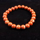 Japanese Natural Akadama Jasper 9mm Bead Bracelet 22.5g (ID:23549)