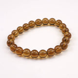 Japanese Natural Smoky Quartz 9mm Bead Bracelet 23.7g (ID:24425)