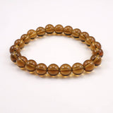 Japanese Natural Smoky Quartz 9mm Bead Bracelet 23.7g (ID:24425)