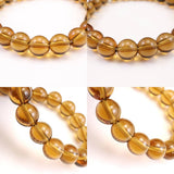 Japanese Natural Smoky Quartz 9mm Bead Bracelet 23.7g (ID:24425)