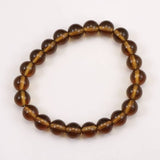 Japanese Natural Smoky Quartz 9mm Bead Bracelet 23.7g (ID:24425)