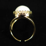 Japanese Natural Quartz 18mm Oval Ring 18000g (ID:25058)