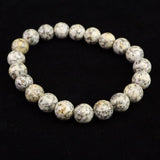Japanese Natural Kurama Diorite 10mm Bead Bracelet 27.8g (ID:25418)