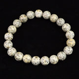 Japanese Natural Kurama Diorite 10mm Bead Bracelet 27.8g (ID:25418)