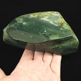 Izumo Jasper Polished Rough Stone 置物 135mm 589g with Directory Card (ID:25471)