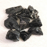 Japanese Natural Obsidian 20mm Rough Stone Set 200g (ID:25661)