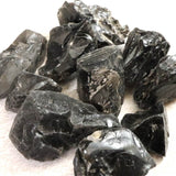 Japanese Natural Obsidian 20mm Rough Stone Set 200g (ID:25661)