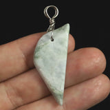Natural Itoigawa Jadeite Blue Pendant 6.4g with Certificate (ID:26451)