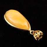 Japanese Natural Fluorescent Opal Orange Pear Shape 18mm Pendanttop 2.3g (ID:26577)