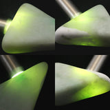 Japanese Natural Light Green Jadeite 33mm Tumbled Stone 41.6g (ID:27032)