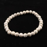 Japanese Natural Ise Granite 6mm Bead Bracelet 9.7g (ID:27323)