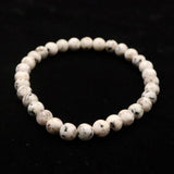 Japanese Natural Ise Granite 6mm Bead Bracelet 9.7g (ID:27323)