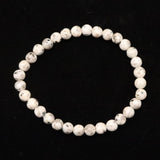 Japanese Natural Ise Granite 6mm Bead Bracelet 9.7g (ID:27323)