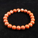 Japanese Natural Akadama Jasper 9.5mm Bead Bracelet 26.3g (ID:27494)