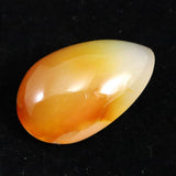 Japanese Natural Agate Pear Shape 25mm Loose Stone 4.52g (ID:28131)