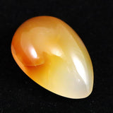 Japanese Natural Agate Pear Shape 25mm Loose Stone 4.52g (ID:28131)