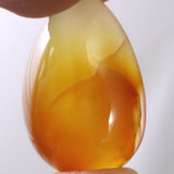 Japanese Natural Agate Pear Shape 25mm Loose Stone 4.52g (ID:28131)