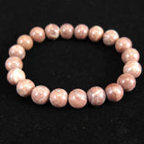 Japanese Natural Red Tosa Sakura 10mm Bead Bracelet 27.8g (ID:28608)