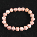 Japanese Natural Red Tosa Sakura 10mm Bead Bracelet 27.8g (ID:28608)