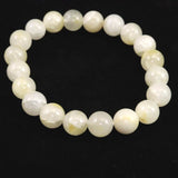 Japanese Natural Yellow Onokoro Quartz S Grade 10mm Bead Bracelet 29.2g (ID:28790)