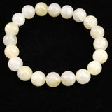Japanese Natural Yellow Onokoro Quartz S Grade 10mm Bead Bracelet 29.2g (ID:28790)