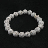 Japanese Natural Io Stone 10mm Bead Bracelet 26.2g (ID:28885)