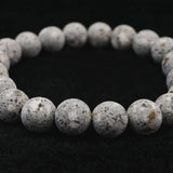 Japanese Natural Io Stone 10mm Bead Bracelet 26.2g (ID:28885)