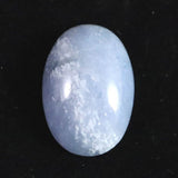 Japanese Natural Albitite Stone Rock Blue Albitite Oval 21mm Loose Stone 4.0g (ID:28906)