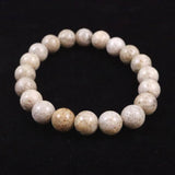 Japanese Natural Ninigi Quartz 10mm Bead Bracelet 28.3g (ID:29078)