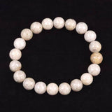 Japanese Natural Ninigi Quartz 10mm Bead Bracelet 28.3g (ID:29078)