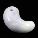 Natural Itoigawa Jadeite Lavender 30mm Magatama 12.3g with Certificate (ID:29239)
