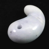 Natural Itoigawa Jadeite Lavender 30mm Magatama 12.3g with Certificate (ID:29239)