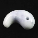Natural Itoigawa Jadeite Lavender 30mm Magatama 12.3g with Certificate (ID:29239)