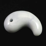 Natural Itoigawa Jadeite Lavender 30mm Magatama 12.3g with Certificate (ID:29239)