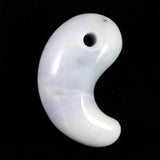 Natural Itoigawa Jadeite Lavender 30mm Magatama 12.3g with Certificate (ID:29239)