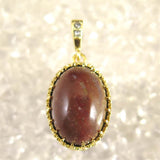 Japanese Natural Yufu Yellow Jasper 18mm Oval Pendanttop 18000g (ID:30326)