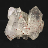 Japanese Natural Quartz Cluster D.T. Dolphin with Penetration イシス 444g (ID:30500)