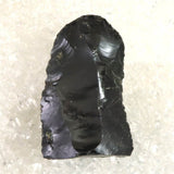 Japanese Natural Obsidian 59mm Lithic Artifact 25.4g (ID:30820)
