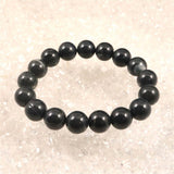Japanese Natural Kamuikotan Stone Blue 12mm Bead Bracelet 43.1g (ID:30848)