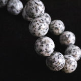 Japanese Natural Angel Snow Lite 12mm Bead Bracelet 41.9g (ID:30886)