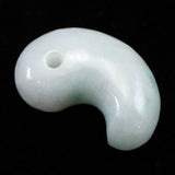 Natural Itoigawa Jadeite Light Green 22mm Magatama 4.36g with Certificate (ID:31279)