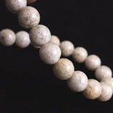 Japanese Natural Ninigi Quartz 8mm Bead Bracelet 17.9g (ID:31369)