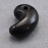 Japanese Natural Obsidian 21mm Magatama 3.4g (ID:31783)