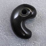 Japanese Natural Obsidian 21mm Magatama 3.4g (ID:31783)