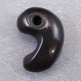 Japanese Natural Obsidian 21mm Magatama 3.4g (ID:31783)