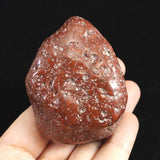 Japanese Natural Akadama Jasper 63mm Polished Rough Stone 132g (ID:31883)