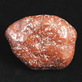 Japanese Natural Akadama Jasper 63mm Polished Rough Stone 132g (ID:31883)
